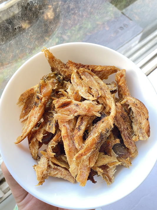 Grilled Dried Snakehead Fish